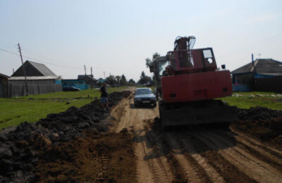 Подрядчики приступили к ремонту дорог в Кыштовке