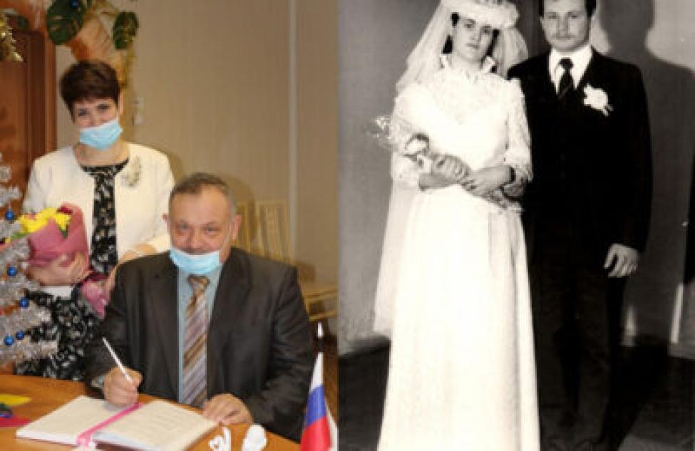Коралловую свадьбу отметили сразу две семейные пары в Кыштовке