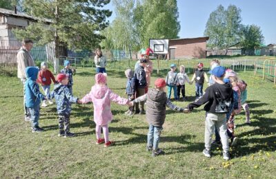 4 – D фестиваль детской игры провели 20 мая в Кыштовском детском саду «Березка»