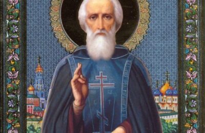 Икона преподобного Сергия Радонежского прибудет в кыштовку 5 июля