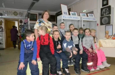 Кыштовский краеведческий музей посетили воспитанники детского сада «Солнышко»