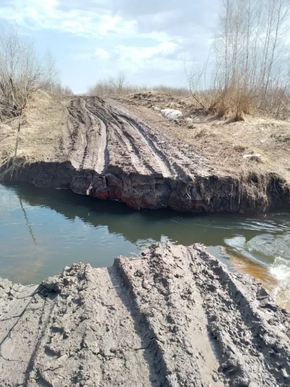 Ситуация стабильно тяжёлая: в Кыштовском районе из-за паводка закрыли дорогу