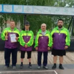 В соревнованиях по «Городошному спорту» Кыштовская команда заняла третье место
