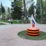 В Кыштовском парке Победы появился новый монумент