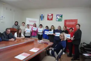 В зале Кыштовской районной администрации прошло торжественное посвящение в наставники