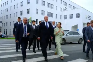 Дмитрий Чернышенко открыл новый корпус кампуса мирового уровня НГУ