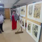 Кыштовский краеведческий музей открыл передвижную выставку «Карандаш огонь и пепел»