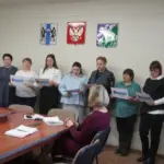 В актовом зале администрации Кыштовского района прошло торжественное посвящение в наставники первых