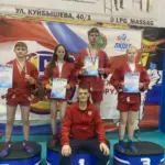 Кыштовские самбисты на межрайонном турнире заняли призовые места