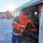 На областных дорогах работают 36 мобильных пунктов обогрева