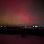 Небо над Венгерово озарило северное сияние из-за мощной магнитной бури