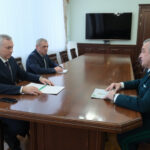 Андрей Травников провел встречу с новым руководителем Новосибирской таможни