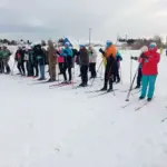 На лыжне – и стар и млад