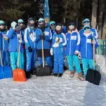 Снежный десант в деле!