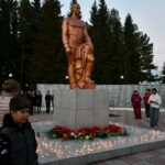 Свеча памяти в Кыштовском районе