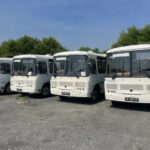Три района Новосибирской области получили 7 новых автобусов по нацпроекту