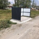 В Кыштовке обустроили 5 новых площадок для сбора бытовых отходов