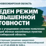 В Новосибирской области введен режим повышенной готовности